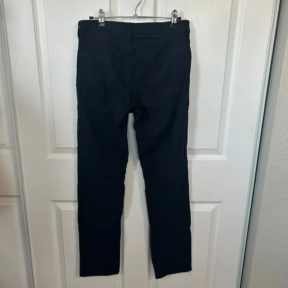 Perry Ellis Men's Navy‎ Blue Pants Slim Fit 30x32 Dress Pants Trousers - Picture 2 of 4